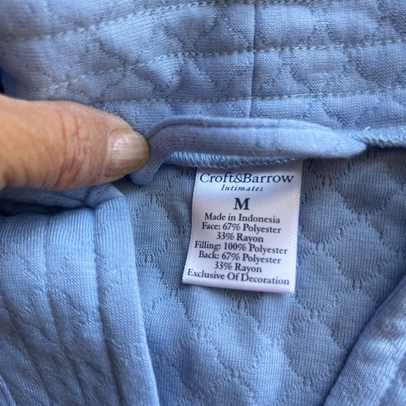 Croft & Barrow Intimates zip up robe - Picture 3 of 8